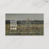  geïnspireerd, qr code Event Planning Visitekaartje (Achterkant)