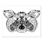 Geïnspireerd raket rubberstempel (Afrduk)