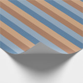  geïnspireerd retro gestreept inpakpapier (Hoek)