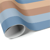  geïnspireerd retro gestreept inpakpapier (Rol Hoek)