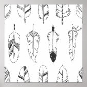 Geïnspireerd retroflectiepatroon 2 poster (Voorkant)