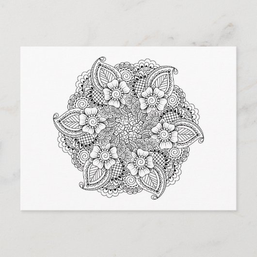 Geïnspireerd rond element briefkaart (Voorkant)