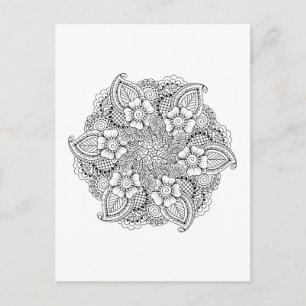 Geïnspireerd rond element briefkaart