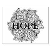 Geïnspireerd rond element rubberstempel (Afrduk)