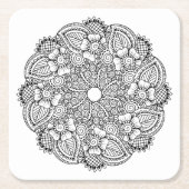 Geïnspireerd rond ontwerp kartonnen onderzetters (Voorkant)