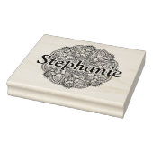 Geïnspireerd rond ontwerp rubberstempel (Stempel)