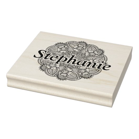 Geïnspireerd rond ontwerp rubberstempel (Stempel)