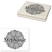 Geïnspireerd rond ontwerp rubberstempel (Gestempeld)