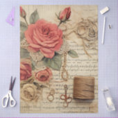  geïnspireerd rood roos & string tissuepapier (Craft)