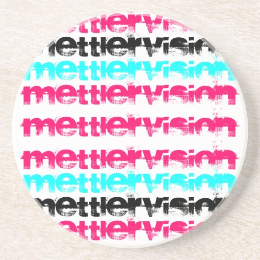 Geïnspireerd roze Onderzetter van het gezichtsverm (Voorkant)