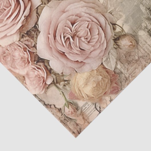  Geïnspireerd Roze Roze & Gebouw Tissue Papier (Detail)