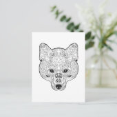 Geïnspireerd schuimhoofd briefkaart (Staand voorkant)