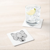 Geïnspireerd schuimhoofd kartonnen onderzetters (Insitu)