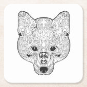 Geïnspireerd schuimhoofd kartonnen onderzetters (Voorkant)