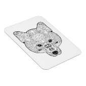 Geïnspireerd schuimhoofd magneet (Rechterzijde)