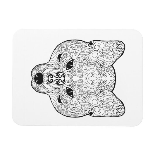 Geïnspireerd schuimhoofd magneet (Horizontaal)