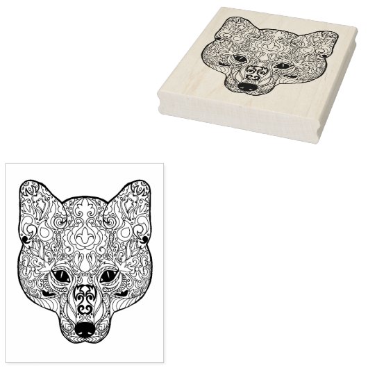 Geïnspireerd schuimhoofd rubberstempel (Gestempeld)