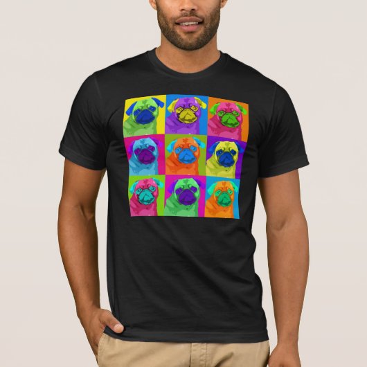 geïnspireerd Shirt Pug (Voorkant)