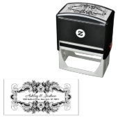  geïnspireerd sierbloemen retouradres  zelfinktende stempel (In situ)