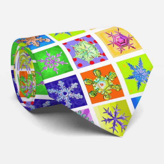 Geïnspireerd Snowflake stropdas (Opgerold)