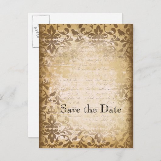  geïnspireerd sparen de Briefkaarten van de Datum (Voorkant / Achterkant)