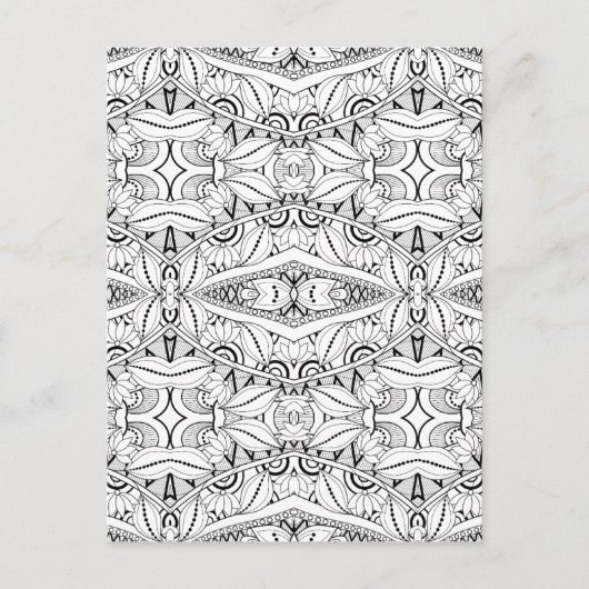 Geïnspireerd stamontwerp briefkaart (Voorkant)