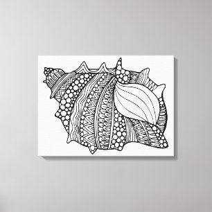 Geïnspireerd station 6 canvas afdruk