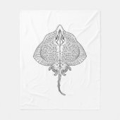 Geïnspireerd stereostemapparaat fleece deken (Voorkant)