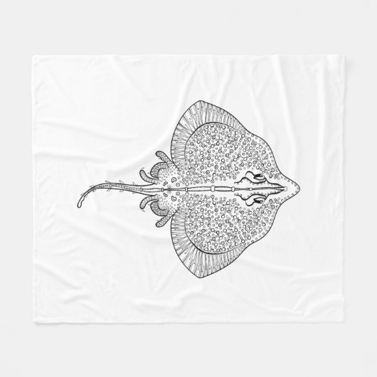 Geïnspireerd stereostemapparaat fleece deken (Voorkant (Horizontaal))