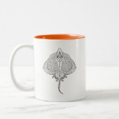 Geïnspireerd stereostemapparaat tweekleurige koffiemok (Links)