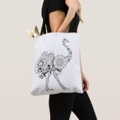 Geïnspireerd struisvogel 2 tote bag (Dichtbij)
