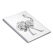 Geïnspireerd struisvogel notitieboek (Rechterzijde)