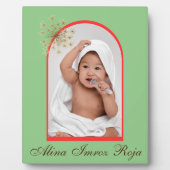 geïnspireerd tafelblad plaque 8x10 met ezel fotoplaat (Voorkant)