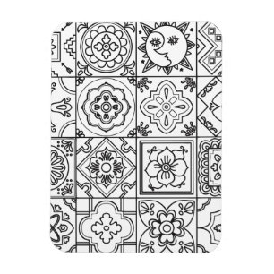 Geïnspireerd Talavera patroon Magneet