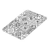 Geïnspireerd Talavera patroon Magneet (Linkerzijde)