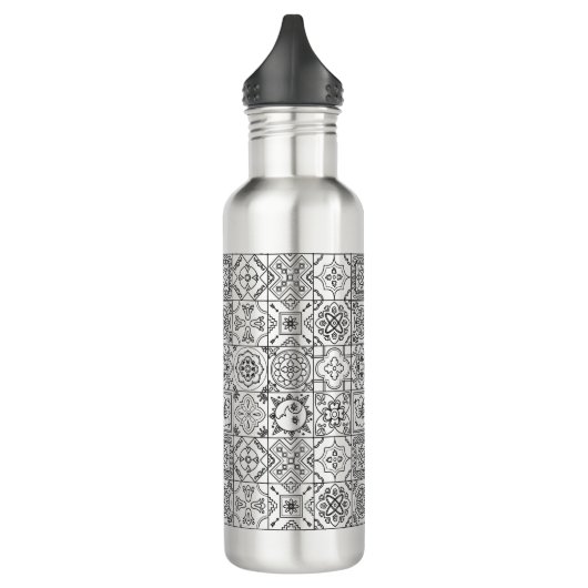 Geïnspireerd Talavera-patroon Waterfles (Links)