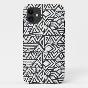 Geïnspireerd tribaal patroon iPhone 11 hoesje