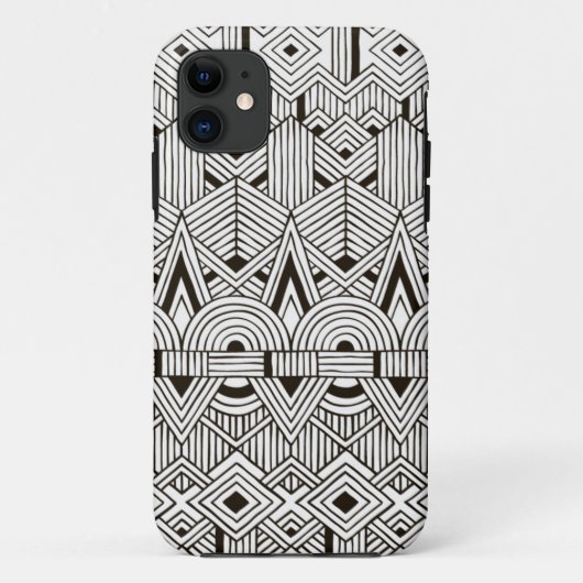 Geïnspireerd tribaal patroon Case-Mate iPhone case (Achterkant)
