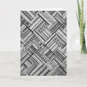 Geïnspireerd Tribal Art Patroon Kaart (Voorkant)