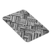 Geïnspireerd Tribal Art Patroon Magneet (Rechterzijde)
