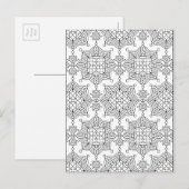 Geïnspireerd Tribal Artsy Patroon Briefkaart (Voorkant / Achterkant)