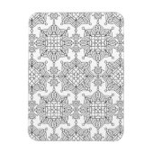 Geïnspireerd Tribal Artsy Patroon Magneet (Verticaal)