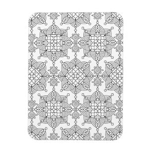 Geïnspireerd Tribal Artsy Patroon Magneet