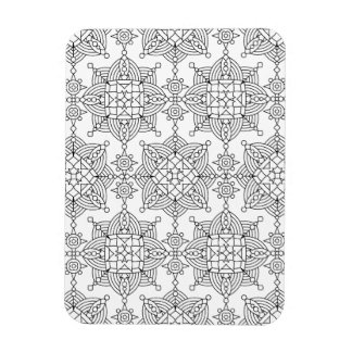 Geïnspireerd Tribal Artsy Patroon Magneet
