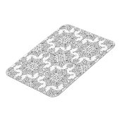 Geïnspireerd Tribal Artsy Patroon Magneet (Linkerzijde)