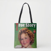 geïnspireerd "True Story" Magazine Canvas tas (Voorkant)