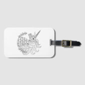 Geïnspireerd Unicorn Bagagelabel (Voorkant (horizontaal))
