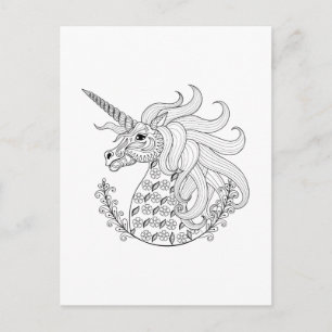 Geïnspireerd Unicorn Briefkaart