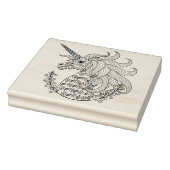 Geïnspireerd Unicorn Rubberstempel (Stempel)