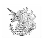 Geïnspireerd Unicorn Rubberstempel (Afrduk)
